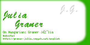 julia graner business card